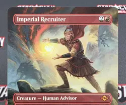 MTG Imperial Recruiter- WRITTEN ON -Modern Horizons 2 Magic Card # 314 - Image 3
