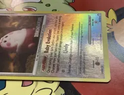 Happiny 52/123 Reverse Holo Pokemon Card Diamond & Pearl 2007 LP - Image 5
