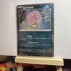 Spiritomb (Cosmos Holo) Scarlet & Violet 129/198 Pokemon Card NM - Image 3