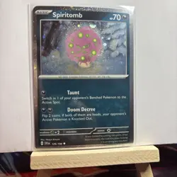 Spiritomb (Cosmos Holo) Scarlet & Violet 129/198 Pokemon Card NM - Image 4
