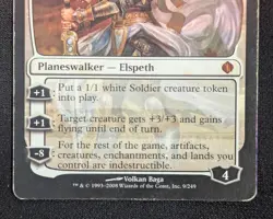 MTG Elspeth, Knight-Errant- DAMAGED -Shards of Alara Magic Card # 009 - Image 4