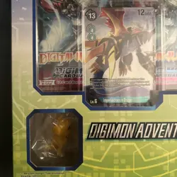 Digimon Card Game AB-01 ADVENTURE BOX #3 Mastemon Promo 4 Packs One Figure 811039036713 - Image 2