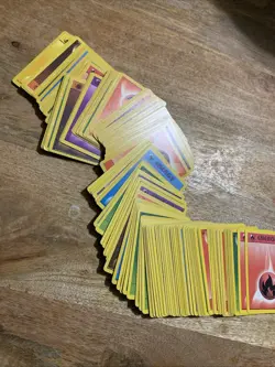 Pokemon WOTC Vintage Energy 130+ Card Lot Used Played Condition - Image 1
