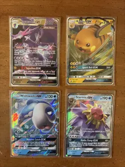 Lot Of 4 Pokemon GX Cards - Image 1
