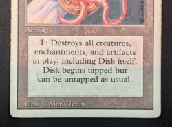 MTG Nevinyrral's Disk- DAMAGED -3rd Edition Magic the Gathering Card # 267 - Image 4