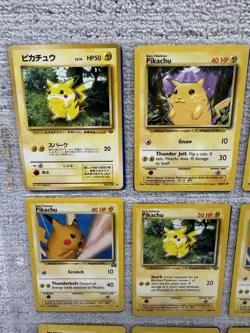 Pokemon Trading Cards Regular 9 Card Mixed Lot Pikachu - Image 2