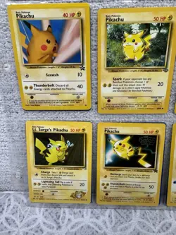Pokemon Trading Cards Regular 9 Card Mixed Lot Pikachu - Image 5