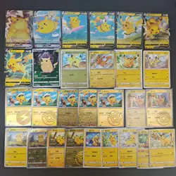 28*Lot Pokemon Trading Card Game TCG Pikachu Promo Chinese Poke Ball KB72 - Image 1