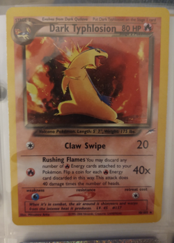 Dark Typhlosion 10/105 Neo Destiny 2000 Holo Rare WOTC Pokemon Card TCG - Image 1