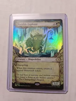 Mutable Explorer (Showcase/Foil) - Lorwyn Eclipsed - NM - Rare - Creature - Image 1