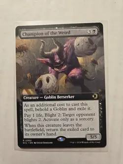Champion of the Weird (Extended Art) - Lorwyn Eclipsed - NM - Rare - Creature - Image 1
