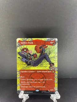 WOTC Marvel's Spider-Man Spider-Punk (0210) (Borderless) (R) NM - Image 1