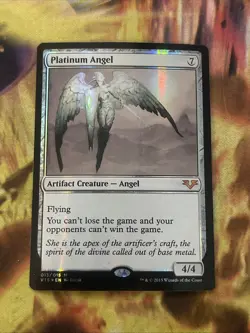 Platinum Angel -Foil Light Play MTG From the Vault: Angels 13 013/015 - Image 1