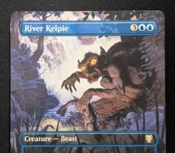 MTG River Kelpie- DAMAGED -LotR Commander Magic the Gathering Card # 524 - Image 3