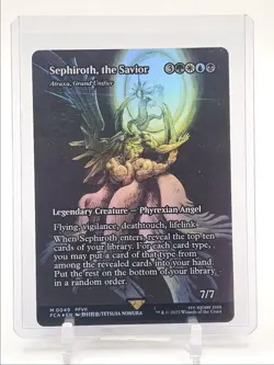 SEPHIROTH, THE SAVIOR 2025 MTC FINAL FANTASY FOIL MYTHIC RARE 7/7 Q1816 - Image 1