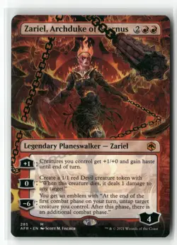 Zariel Archduke of Avernus 285 Adventures in the Forgotten Realms AFR MTG Magic - Image 1