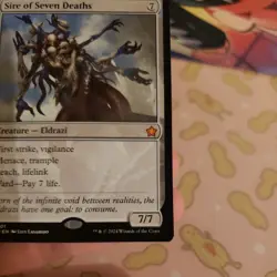 Sire of Seven Deaths Magic The Gathering Foundations Mythic Rare Regular LP TCG - Image 5