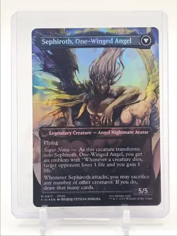 SEPHIROTH, FABLED SOLDIER 2025 MTC FINAL FANTASY MYTHIC RARE FOIL 3/3 Q1816 - Image 2