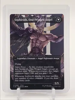 SEPHIROTH, ONE-WINGED ANGEL 2025 MTC FINAL FANTASY MYTHIC RARE 5/5 Q1816 - Image 1