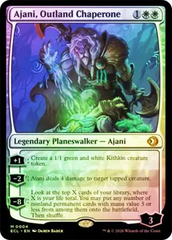Ajani, Outland Chaperone Foil Lorwyn Eclipsed NM MTG - Image 1