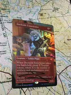 MTG Dockside Extortionist Double Masters 2022 #360 x1 Near Mint FOIL SIGNED - Image 1