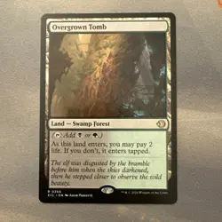 Overgrown Tomb MINT 266 Lorwyn Eclipsed ECL MTG Rare Land Unplayed Regular M/NM - Image 1