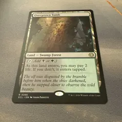 Overgrown Tomb MINT 266 Lorwyn Eclipsed ECL MTG Rare Land Unplayed Regular M/NM - Image 2