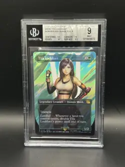 2025 MtG Magic - Final Fantasy Borderless Surge Foil #0536 Tifa Lockhart BGS 9 - Image 1