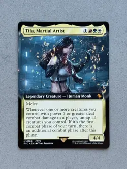Tifa, Martial Artist - M0188 Reg (Extended Art) - Final Fantasy - MTG - NM - Image 1