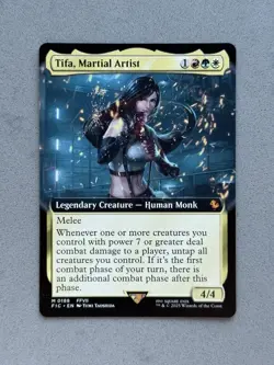 Tifa, Martial Artist - M0188 Reg (Extended Art) - Final Fantasy - MTG - NM - Image 3