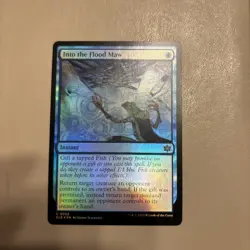 *FOIL* Into the Flood Maw - Bloomburrow - MTG Magic The Gathering - NM - Image 1