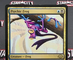 MTG Psychic Frog- DAMAGED -Modern Horizons 3 Magic the Gathering Card # 199 - Image 3