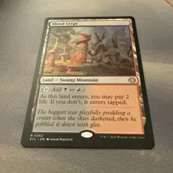 Blood Crypt MINT 262 Lorwyn Eclipsed ECL MTG Regular Rare Land Unplayed Paquette - Image 2