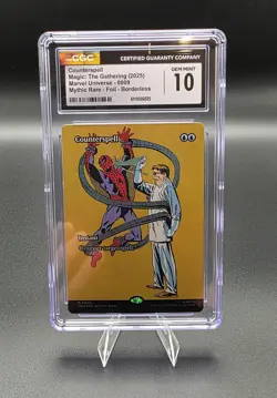 MTG Magic Counterspell (Borderless) 0009 Marvel Universe FOIL CGC 10 - Image 1