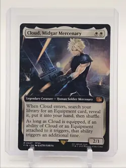 CLOUD, MIDGAR MERCENARY 2025 MTC FINAL FANTASY MYTHIC RARE 2/1 Q1816 - Image 1