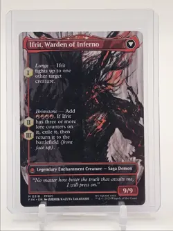 CLIVE, IFRIT'S DOMINANT 2025 MTC FINAL FANTASY MYTHIC RARE 5/5 Q1816 - Image 2