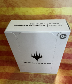 MTG SECRET LAIR X WARHAMMER 40,000: ORKS TRADITIONAL FOIL SEALED - Image 1
