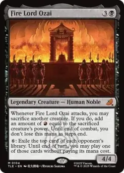 Fire Lord Ozai regular M Avatar: The Last Airbender: Eternal-Legal 104 NM - Image 1