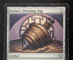 MTG Sensei's Divining Top- DAMAGED -Champions of Kamigawa Magic Card # 268 - Image 3
