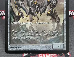 MTG Memnite- DAMAGED -Game Day Promo Magic the Gathering Card # 061 - Image 4