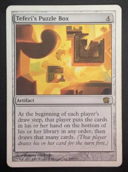 MTG Teferi's Puzzle Box- DAMAGED -8th Edition Magic the Gathering Card # 316 - Image 1