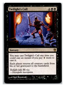 Duel Decks: Izzet vs. Golgari #76 Twilight's Call - Image 1