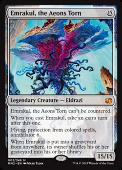 1 x Emrakul, the Aeons Torn - Modern Masters 2015 - Moderate Play - MTG - Image 1