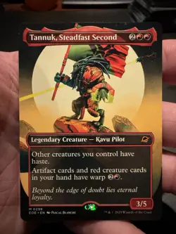 Tannuk, Steadfast Second (Borderless) Edge of Eternities Regular 296 NM - Image 1