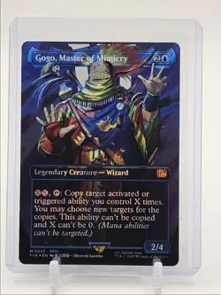 GOGO, MASTER OF MIMICRY 2025 MTC FINAL FANTASY MYTHIC RARE FOIL A /4 Q1816 - Image 1