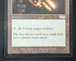 MTG Voltaic Key- DAMAGED -Urza's Saga Magic the Gathering Card # 314 - Image 4