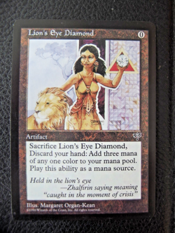 MTG Magic the Gathering Lion's Eye Diamond Mirage EX Reserved List ultra rare - Image 1