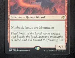 MTG Magus of the Moon- DAMAGED -Time Spiral Remastered Magic Card # 175 - Image 4