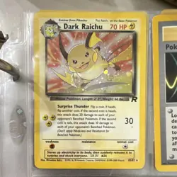 Pokemon TCG Dark Raichu Team Rocket Holo Secret Rare 83/82 English Card - Image 1