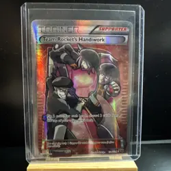 Team Rocket's Handiwork #124/124 Fates Collide Pokemon 2016 - Image 1